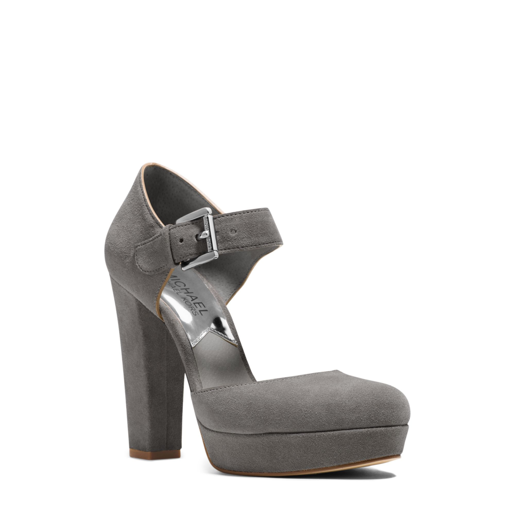 grey michael kors shoes