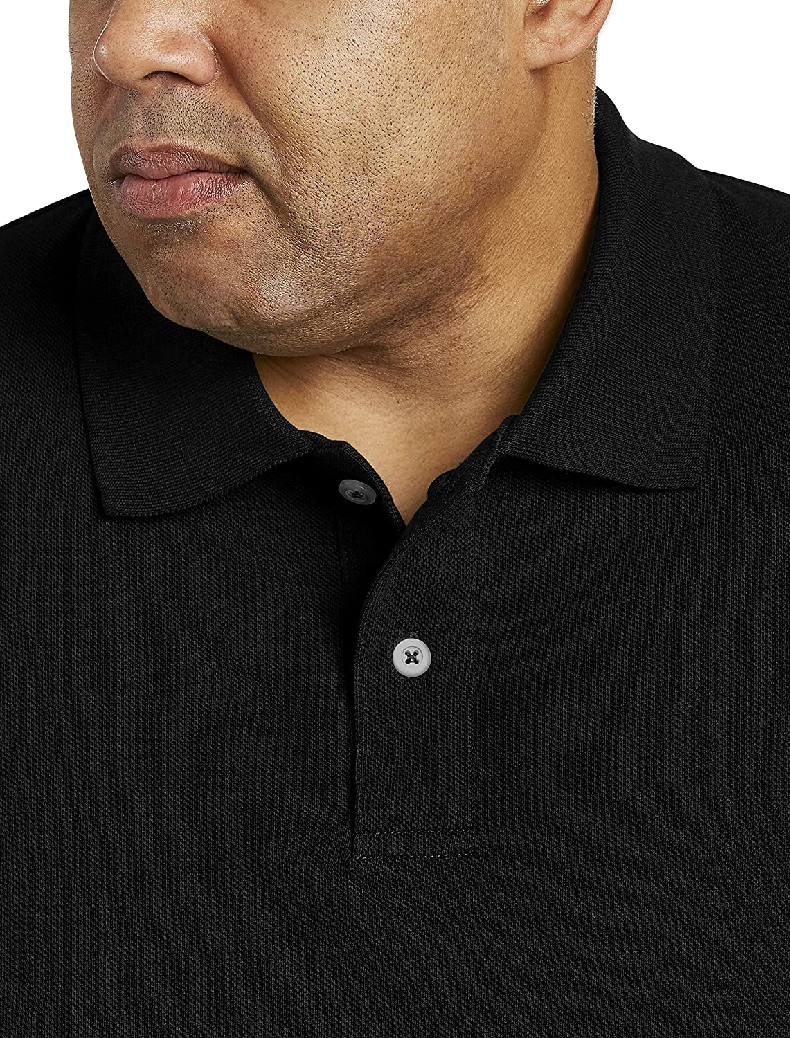 big and tall black polo shirts
