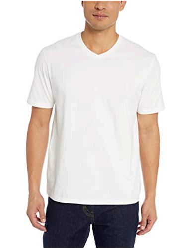 Download Men's 2-Pack Loose-fit V-Neck T-Shirt,, White, Size Large ...