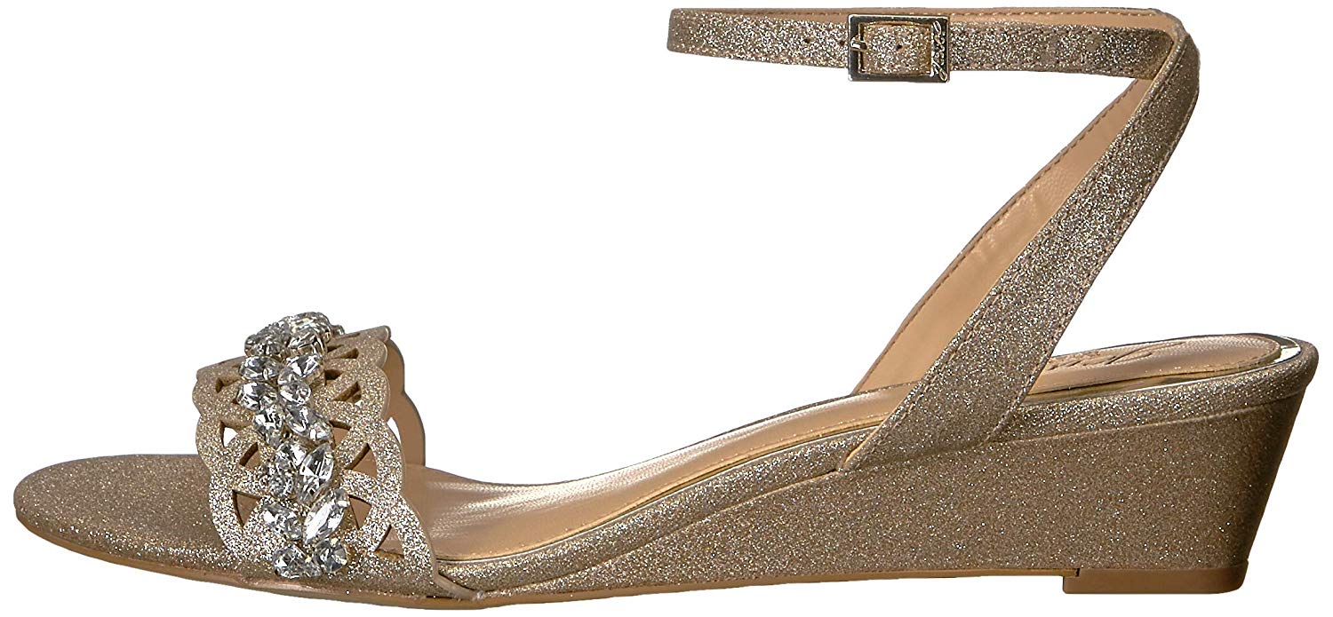 BADGLEY MISCHKA Womens Platform Sandals in Gold Color, Size 8.5 XYQ 800554778871 | eBay