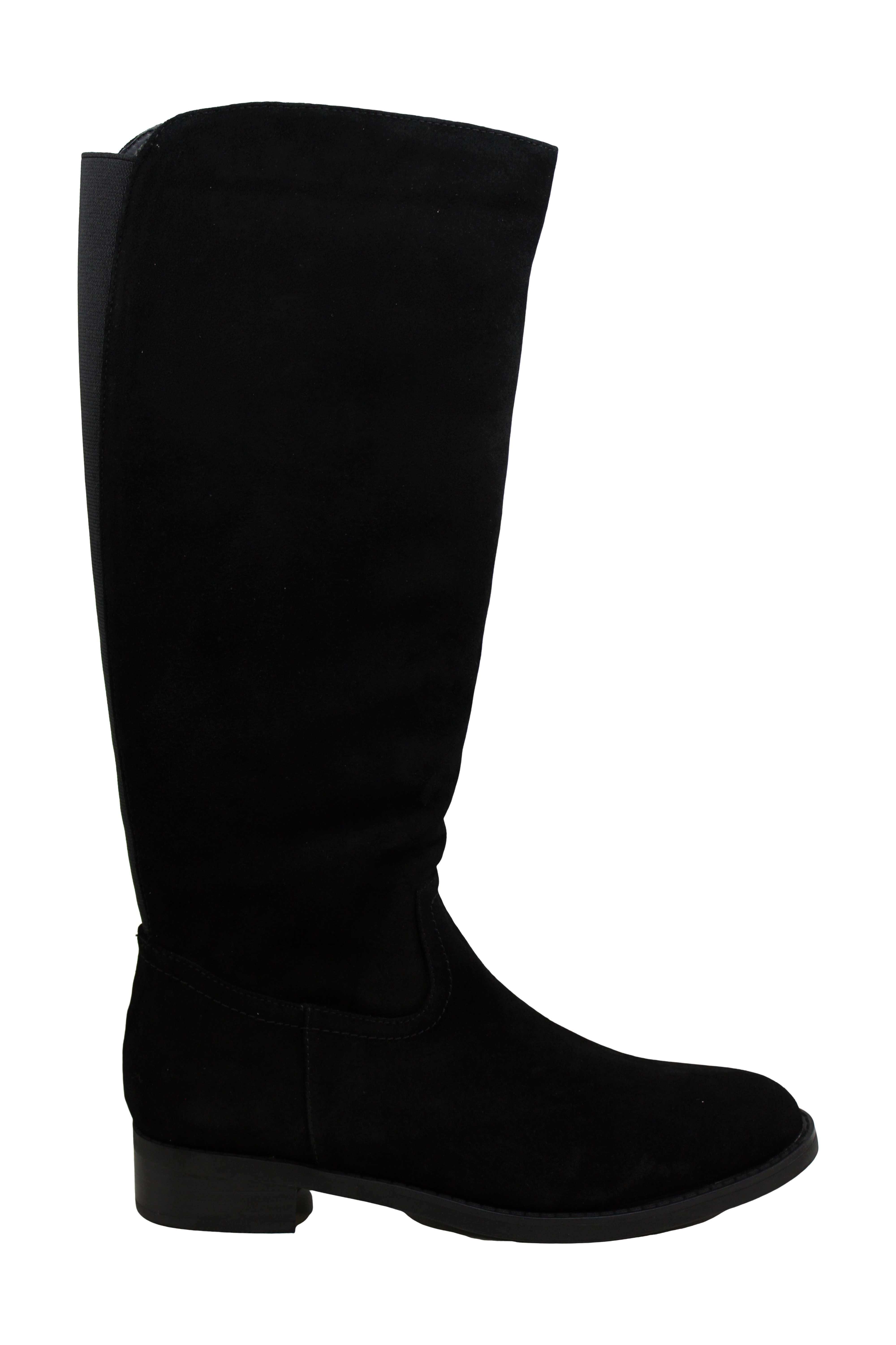 Aqua College Womens Elsa Round Toe Knee High Riding Boots, Black, Size ...