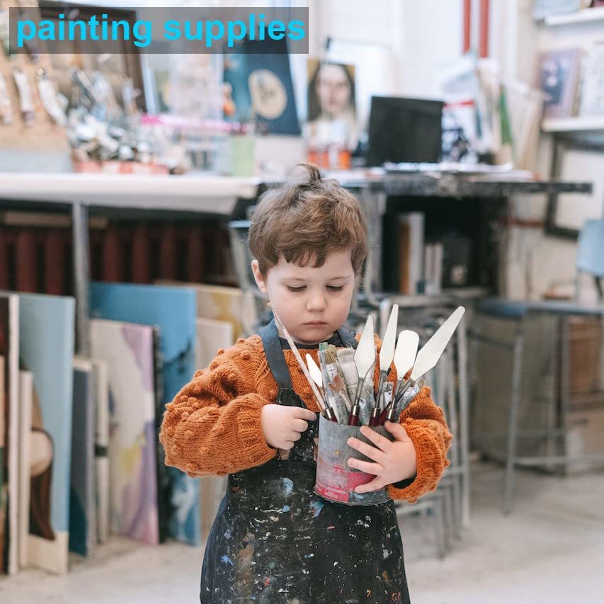 5 Piece Palette knifes Painting Knife Set for Oil Acrylic PaintCake DecoratingStainless Steel Pallet Knife Paint Knife Art Spatula for Various Types of PaintingColorMixingSmearing