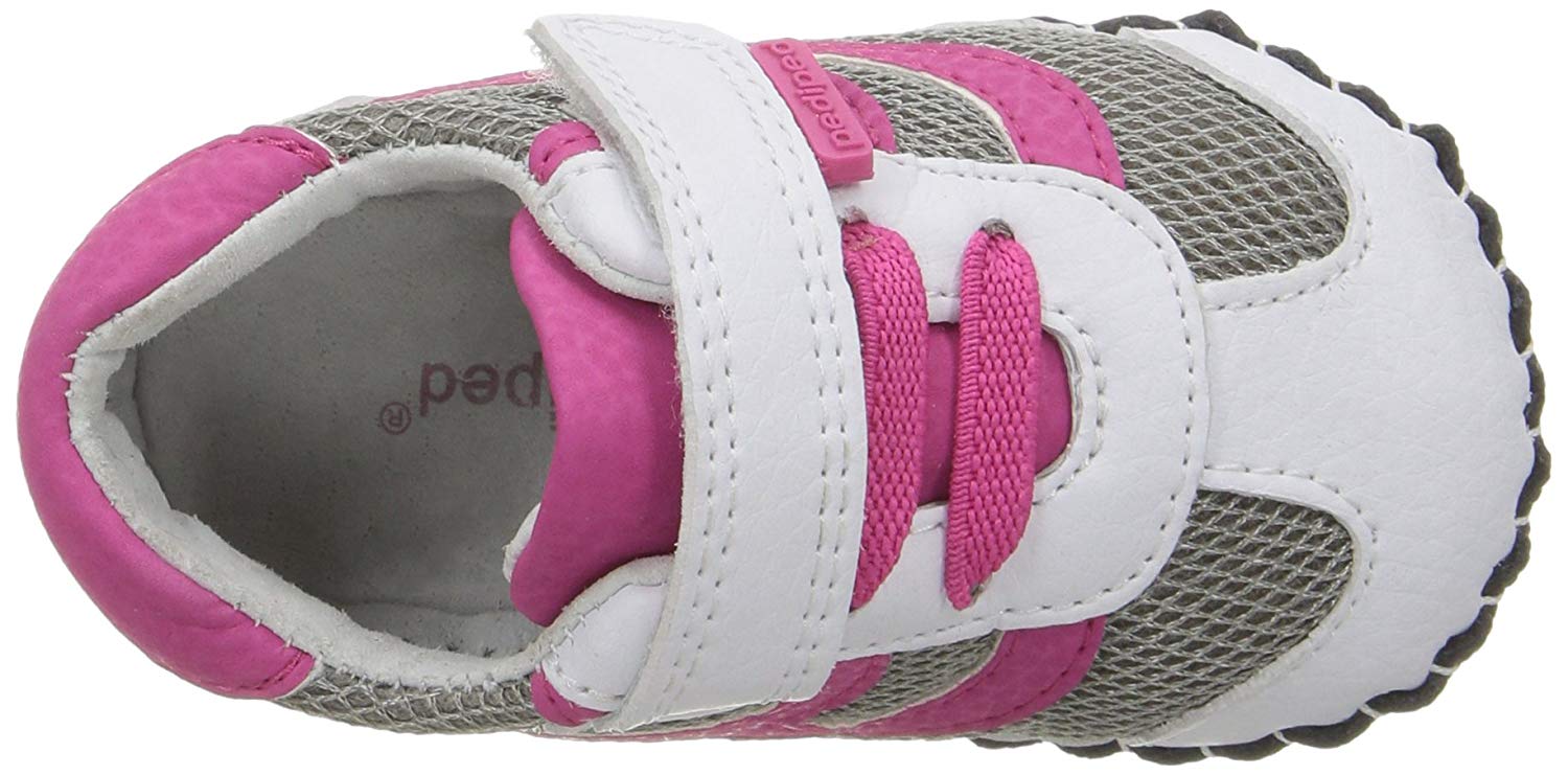 pediped Children Girls Athletic Shoes in White Color, Size 0 XIS
