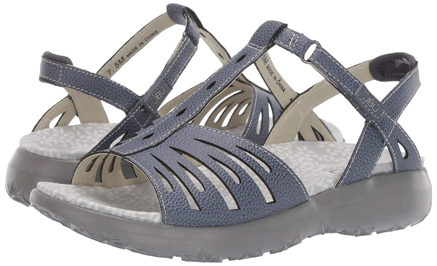 JBU Womens Flat Sandals in Blue Color, Size 6 BEH | eBay