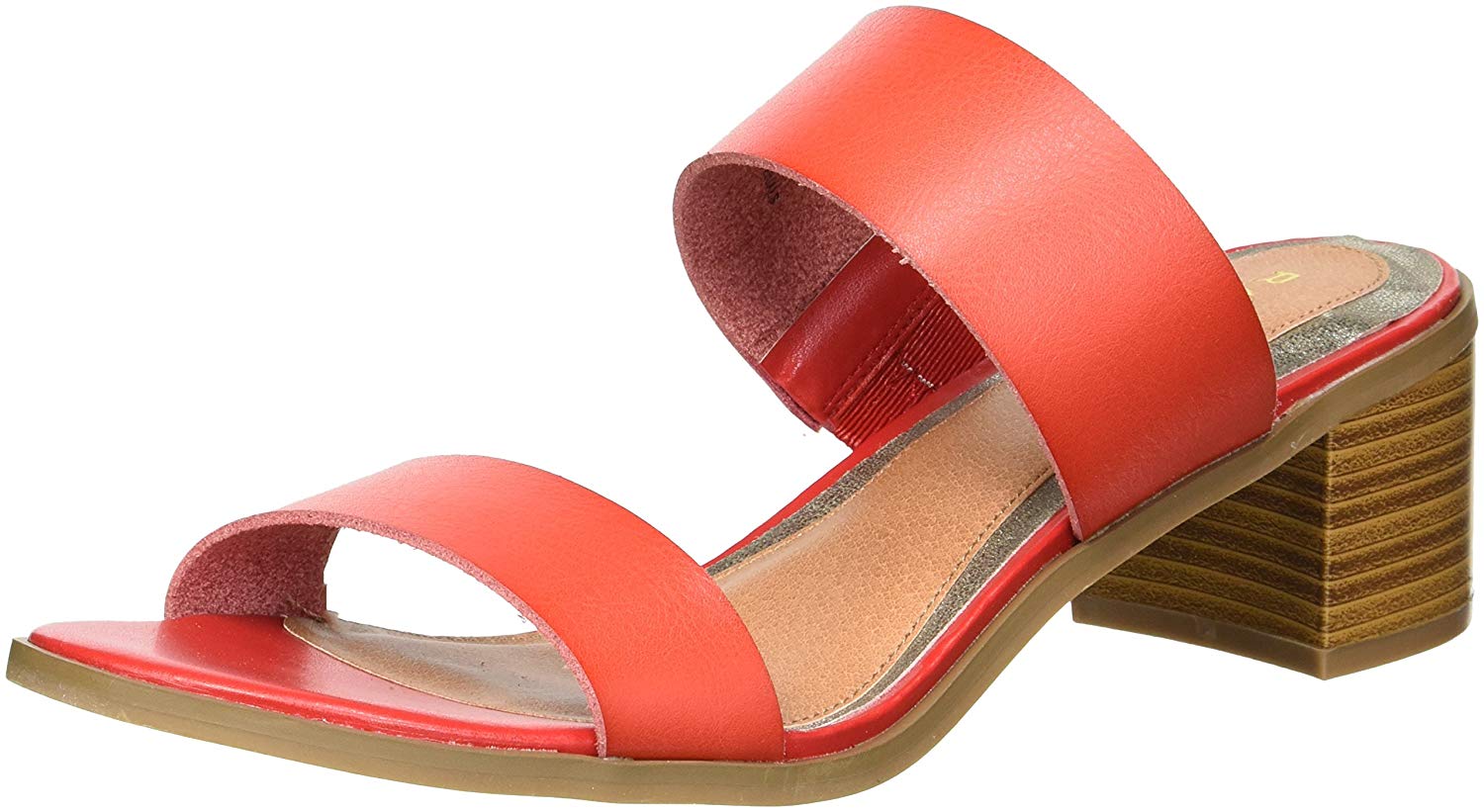 red flat ballet pumps