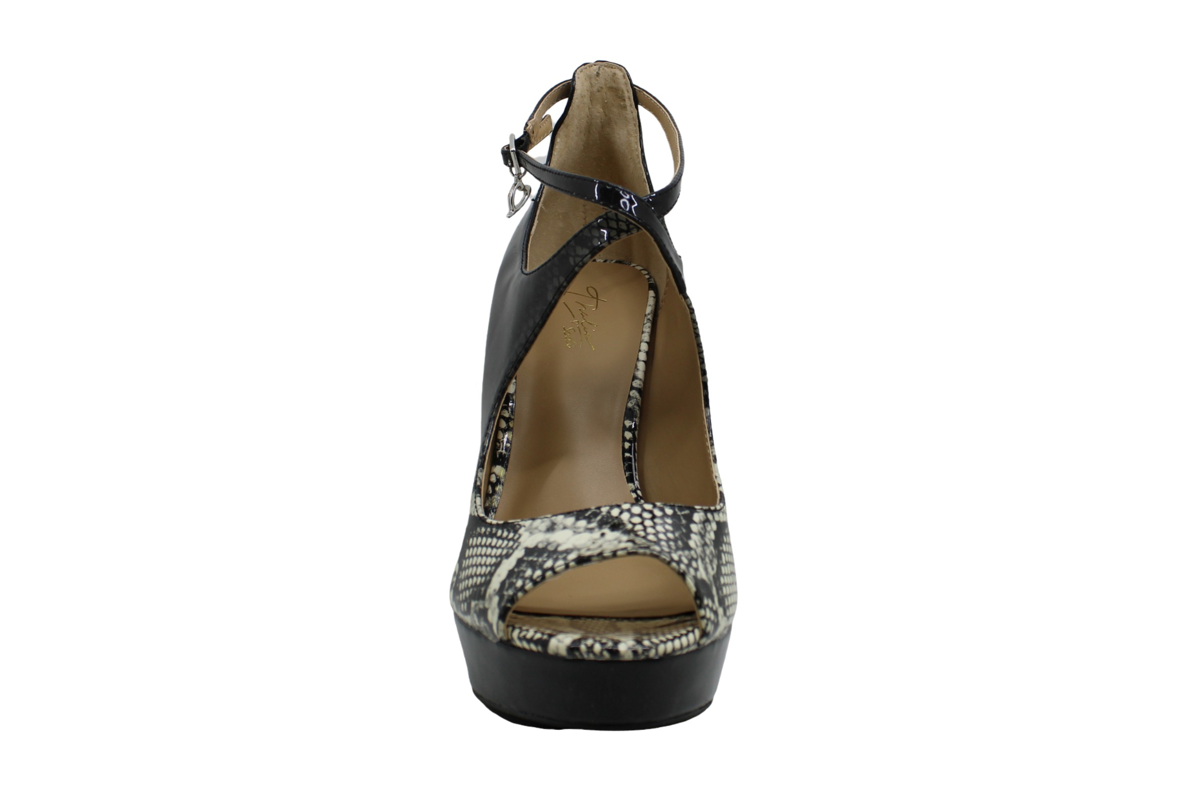 Thalia Sodi Womens Chelsie Fabric Peep Toe Ankle Strap