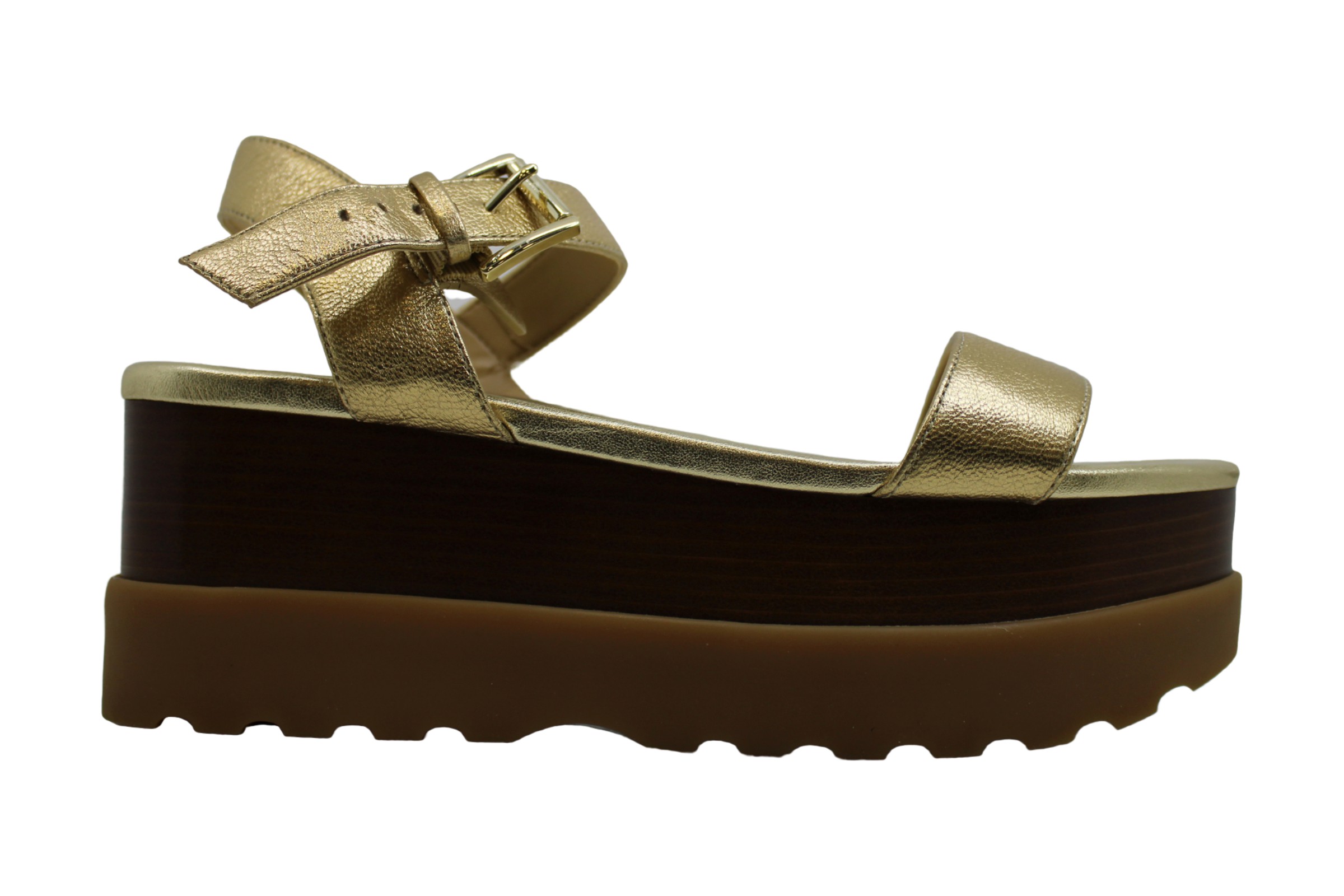 Michael Kors Womens Platform Sandals in Gold Color, Size 8.5 MOA ...