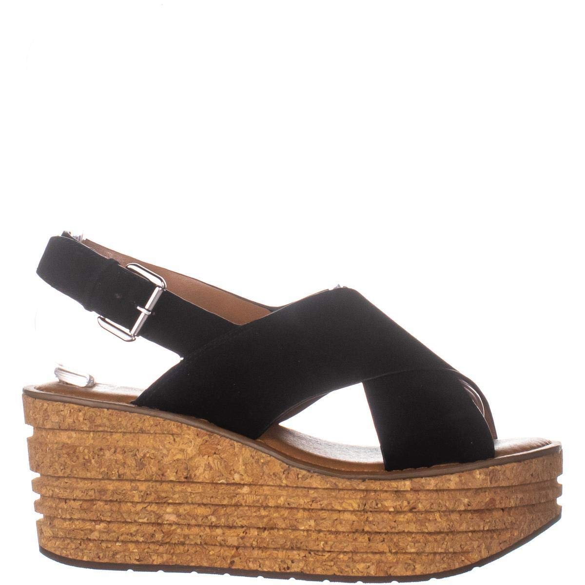 Franco Sarto Womens Platform Sandals in Black Color, Size 7.5 SOI | eBay