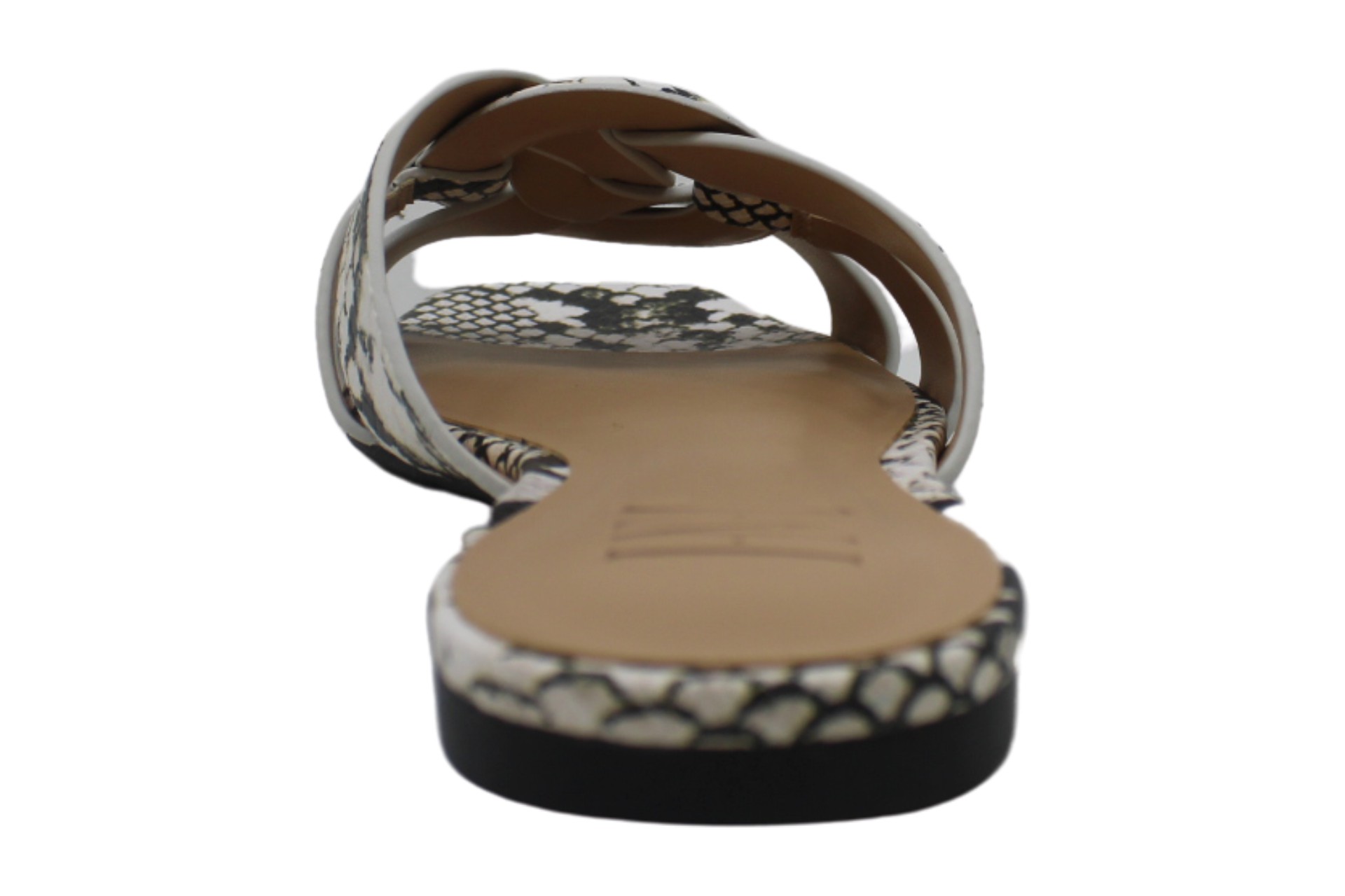 womens brown slide on sandals
