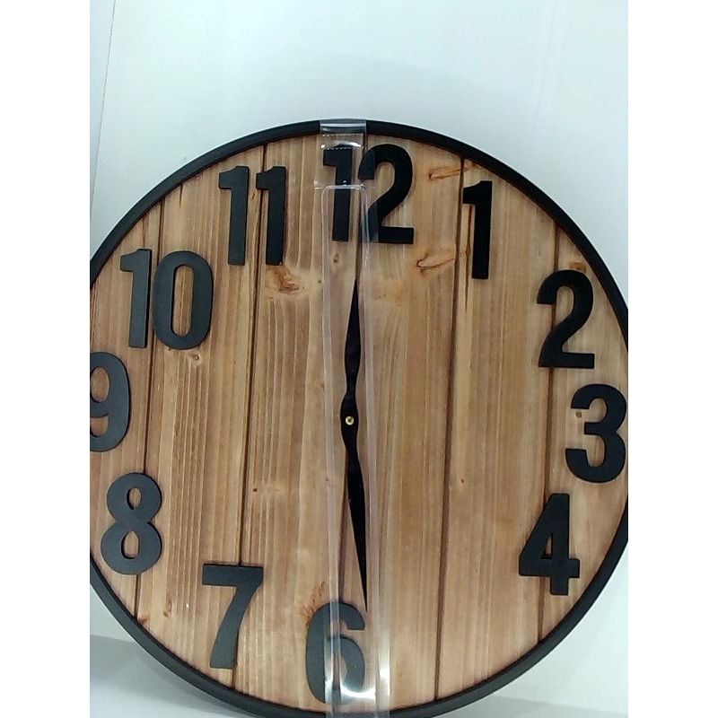 Farmhouse Wall Clock Large, Large Wall Clock 24 Inches or Larger for Living Room - Giant Oversized Vintage Decorative Clocks for Walls and Large Bold Living Room Decor