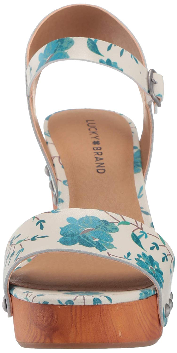 Lucky Brand Womens Heeled Sandals in Tan Color, Size 9.5 EZG | eBay