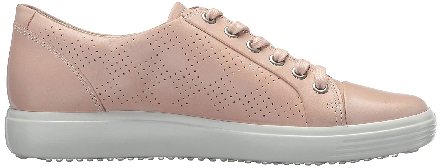ecco women's soft 7 perforated tie sneaker