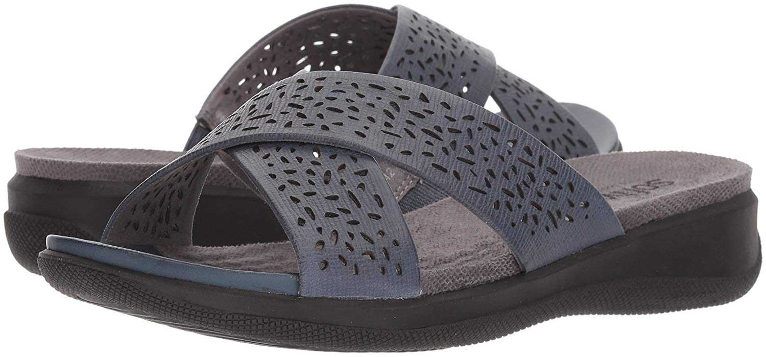 SoftWalk Womens Flat Sandals in Blue Color, Size 6 YAE | eBay