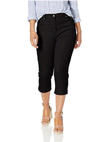 black capri jeans