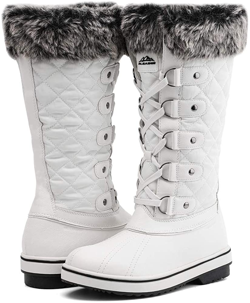 ladies waterproof snow boots size 8