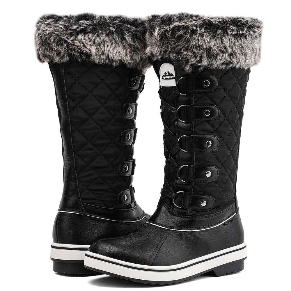 Womens Waterproof Winter Snow Boots Black Size 90 Yo4o Ebay 3844