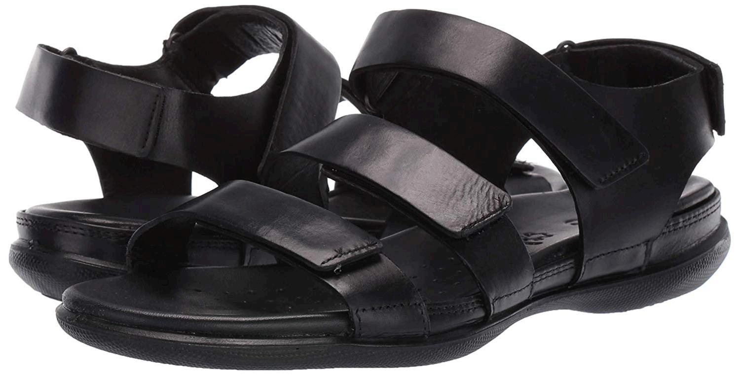 ECCO Womens Flat Sandals in Black Color, Size 10 EJM | eBay