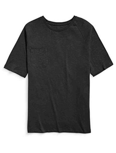 Amazon Essentials Men's Big & Tall Short-Sleeve Slub Raglan Crew T-Shirt  fit by