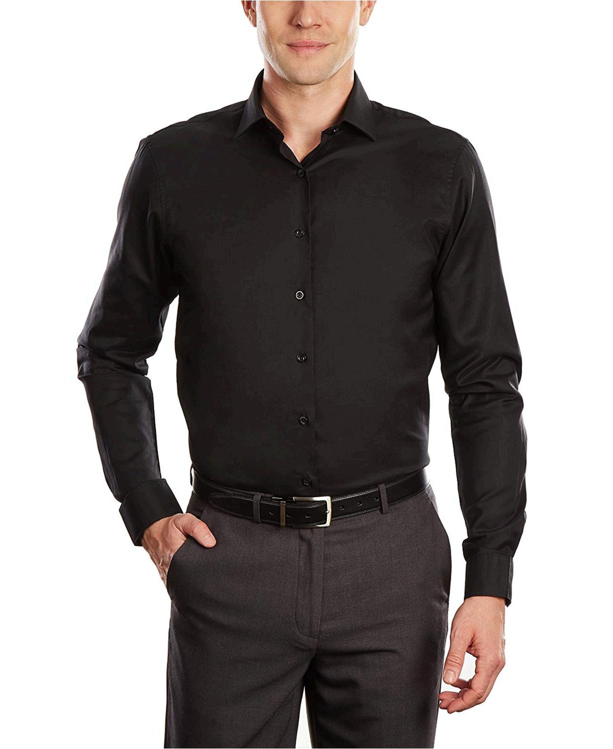 mens slim fit short sleeve dress shirts