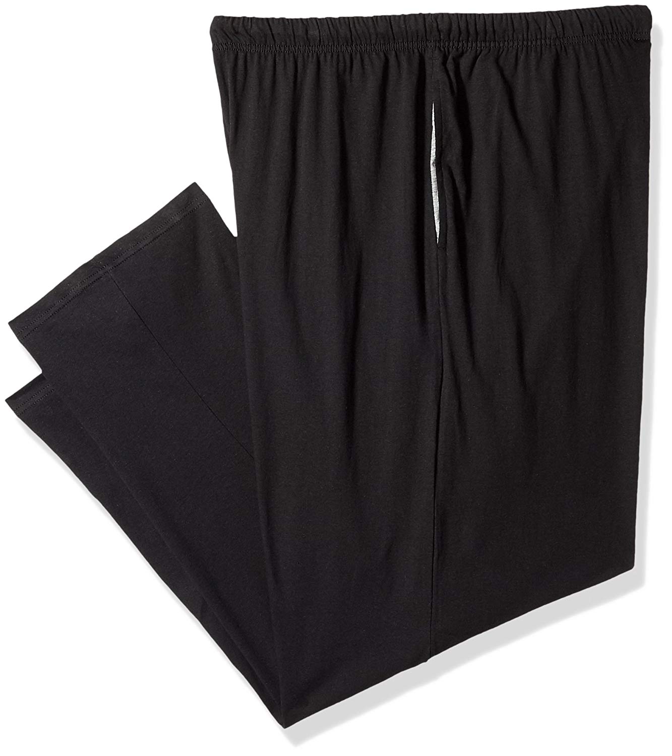 Big Men's Solid Knit Pant, Black, 5X, Black, Size 4.0 ZA57 | eBay