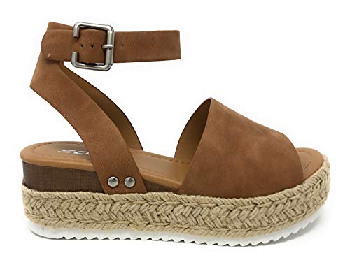 soda womens valett open toe casual ankle strap sandals