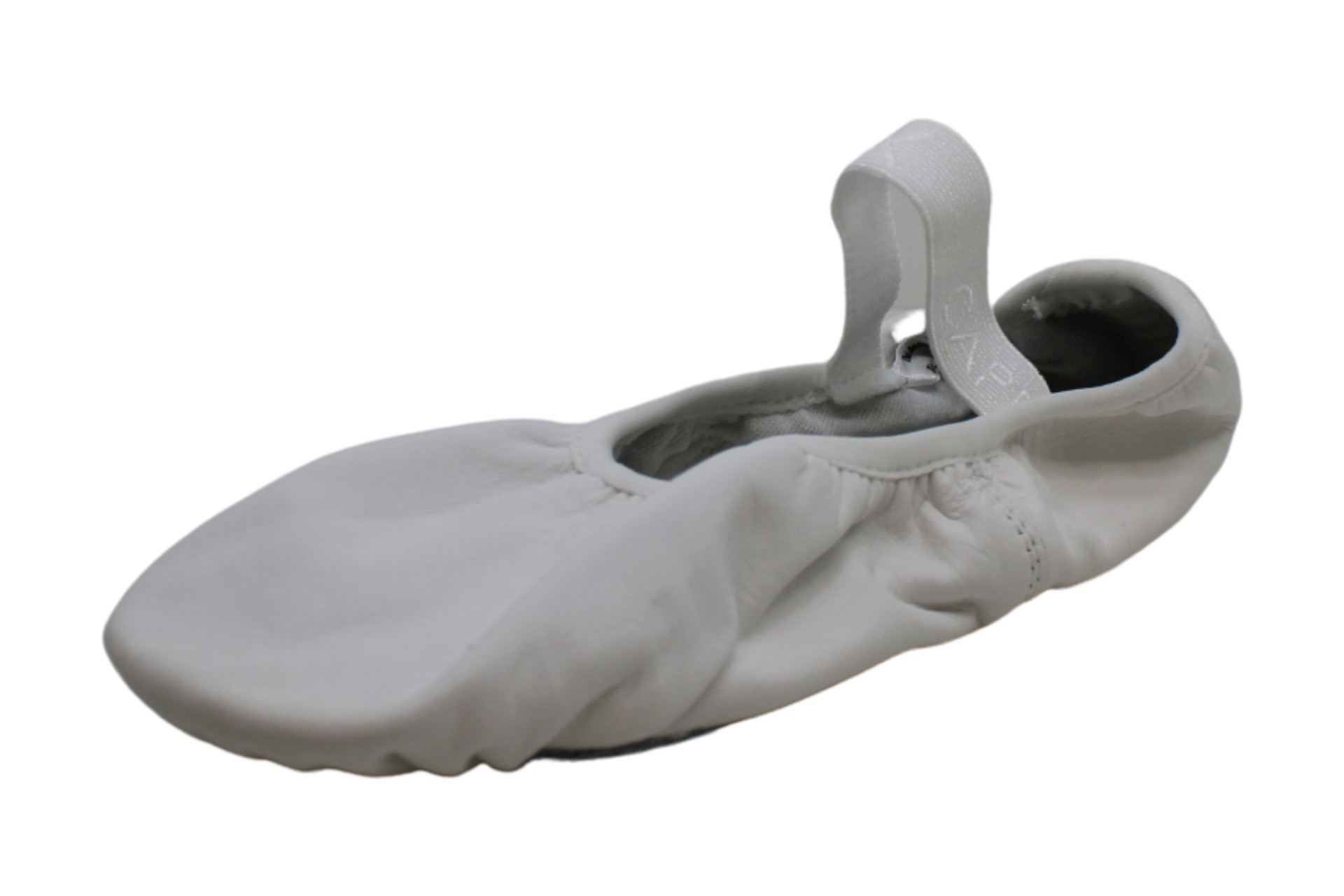 white canvas ballet flats