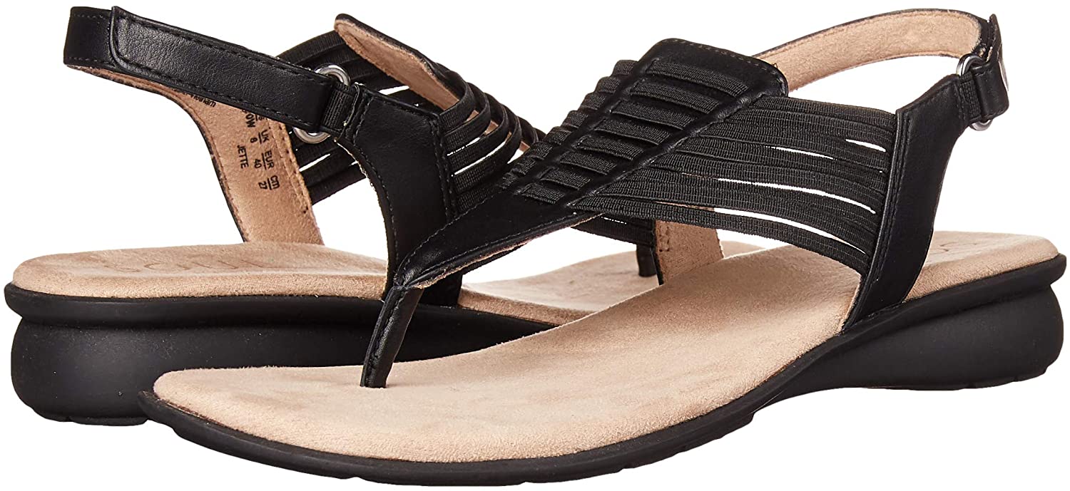 SOUL Naturalizer Womens Flat Sandals in Black Color, Size 8 OZE ...