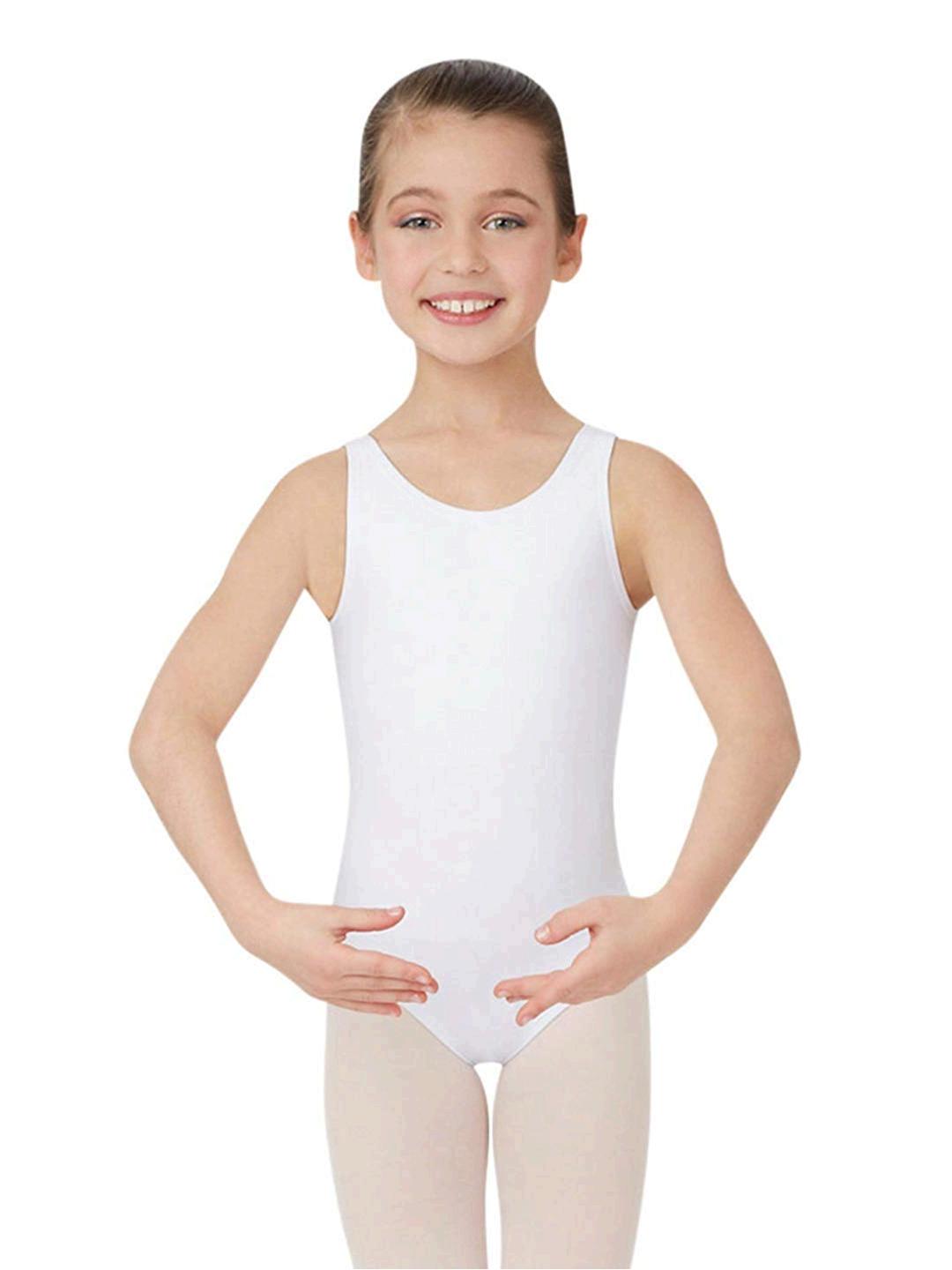 white leotard shirt