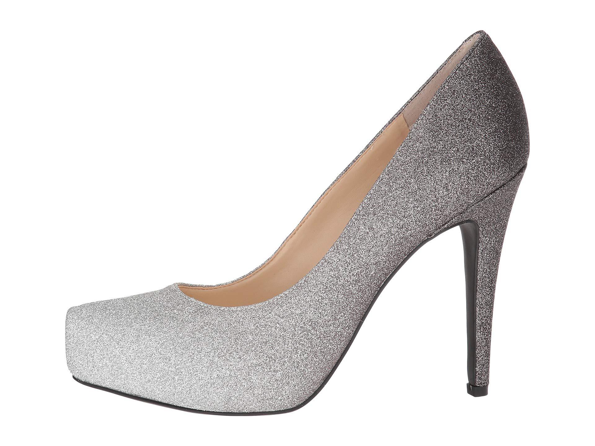 parisah ombre glitter platform pumps