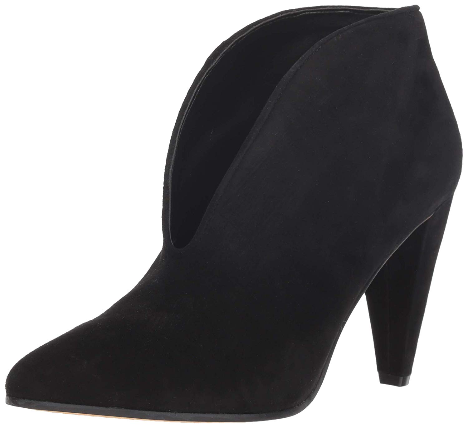 vince camuto black quilted boots