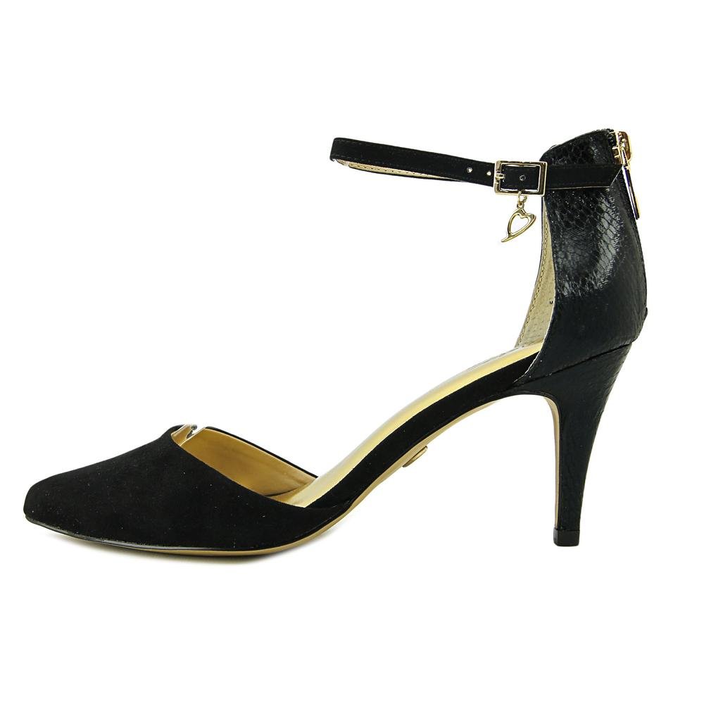 Thalia Sodi Womens Vanessa Fabric Pointed Toe Ankle Strap 