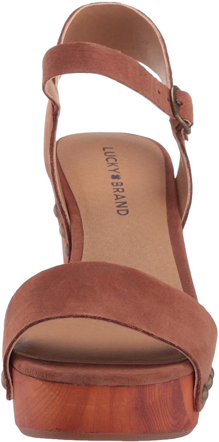 Lucky Brand Womens Heeled Sandals in Tan Color, Size 11 JZV | eBay