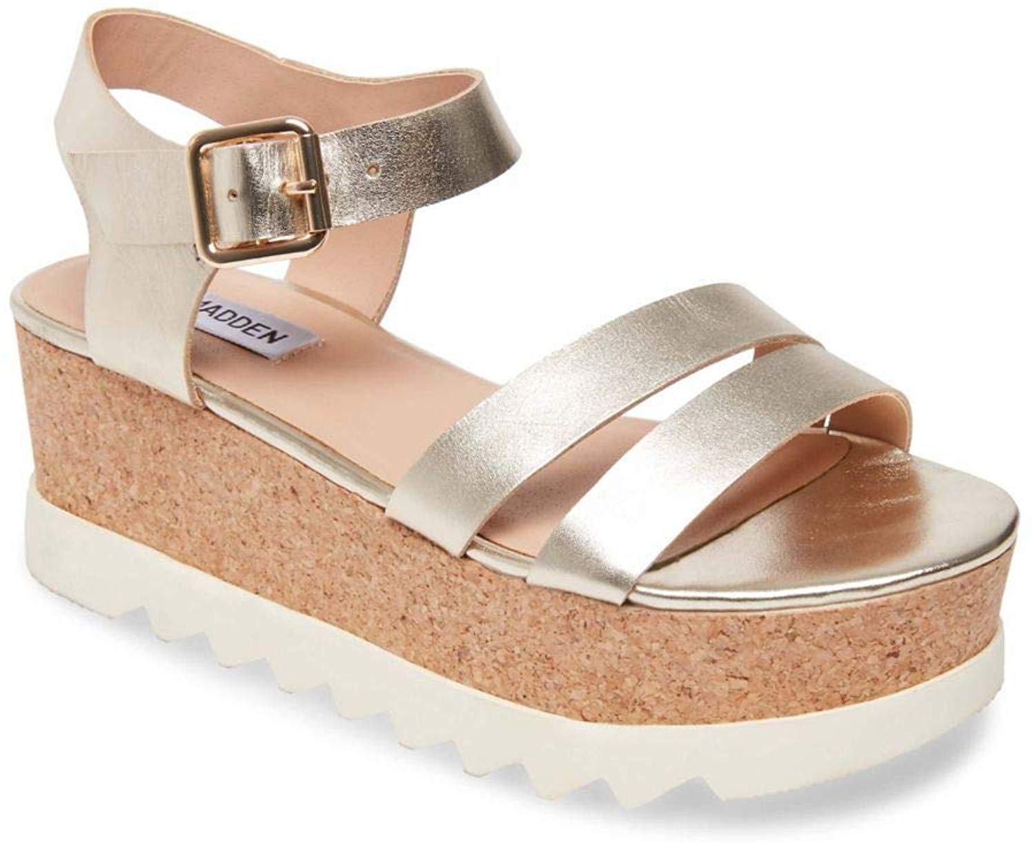 gold flat sandals steve madden