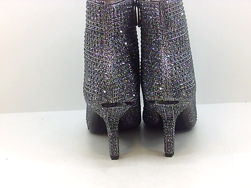 michael kors silver ankle boots