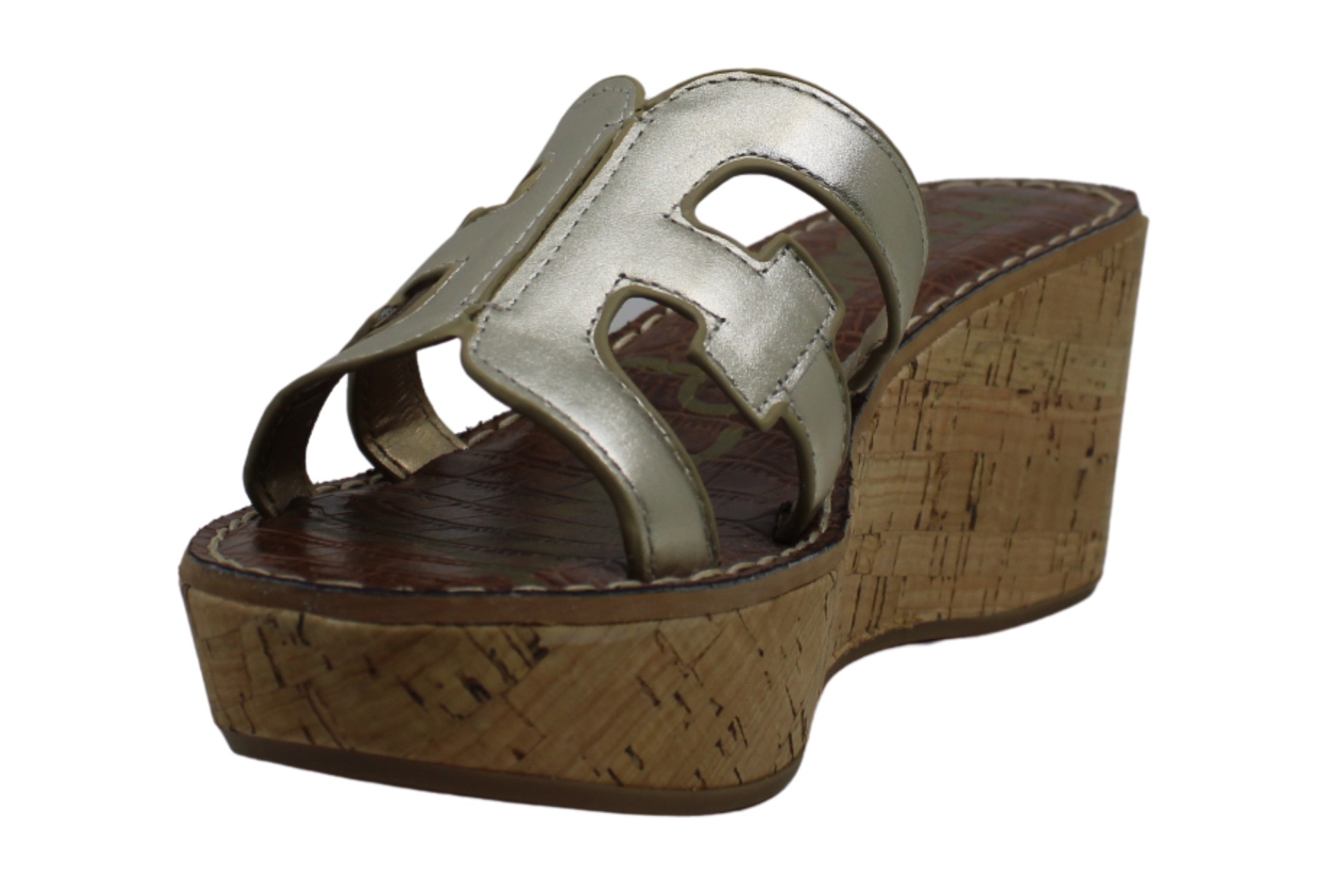 Sam Edelman Womens Heeled Sandals in Gold Color, Size 6 DNL | eBay