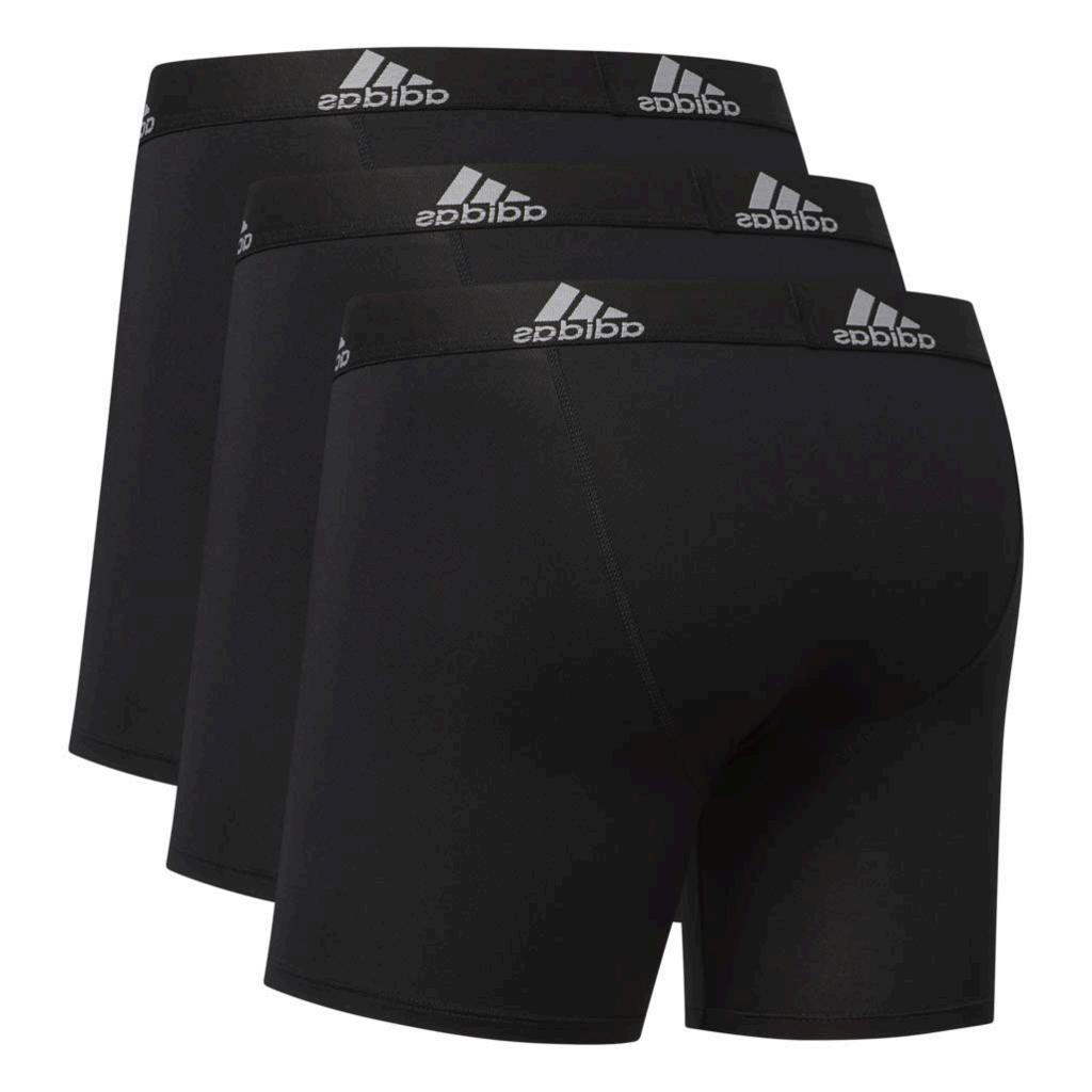 adidas Men's Climalite Boxer Briefs Underwear (3-Pack),, Black, Size ...