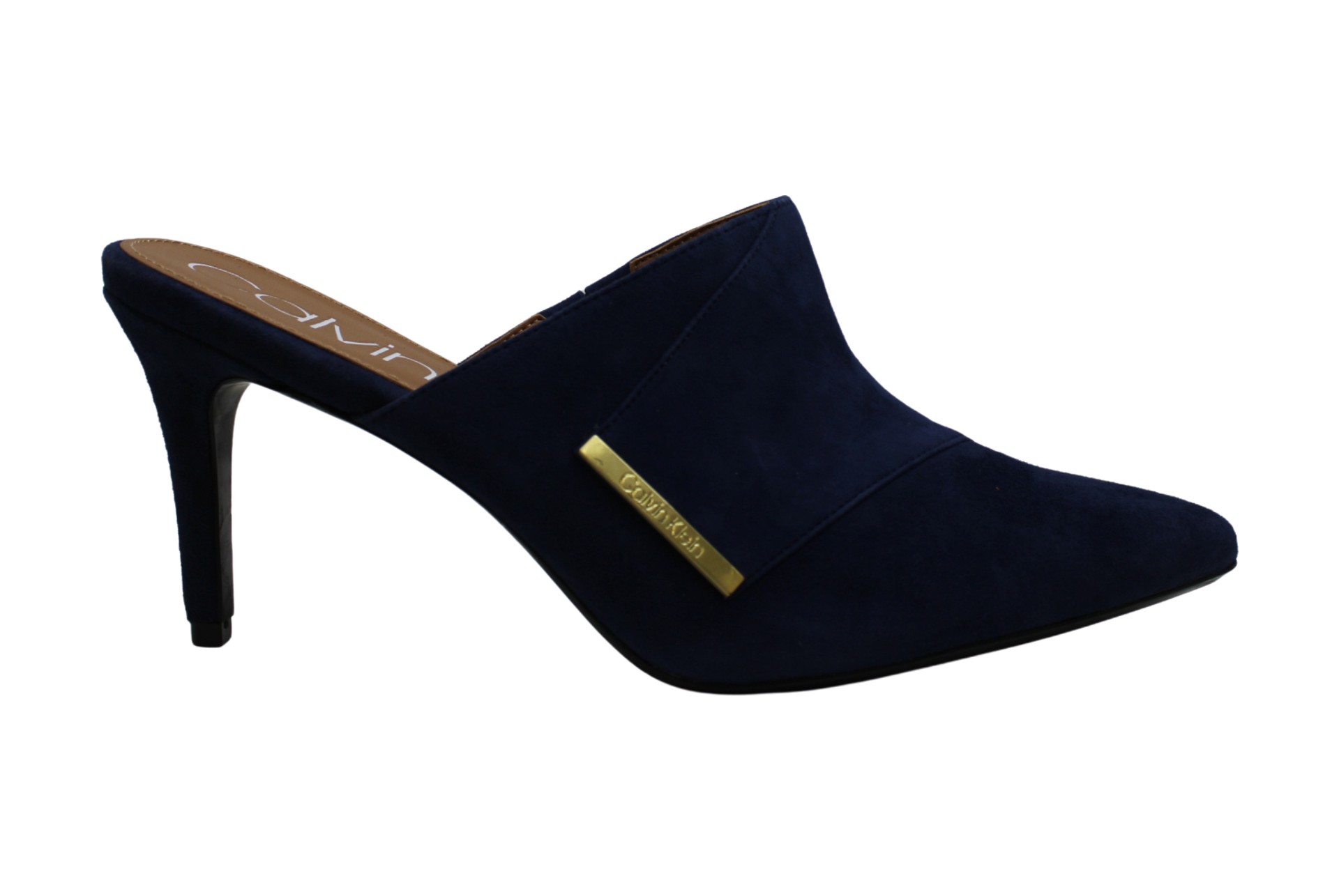 calvin klein elin patent toe loafers
