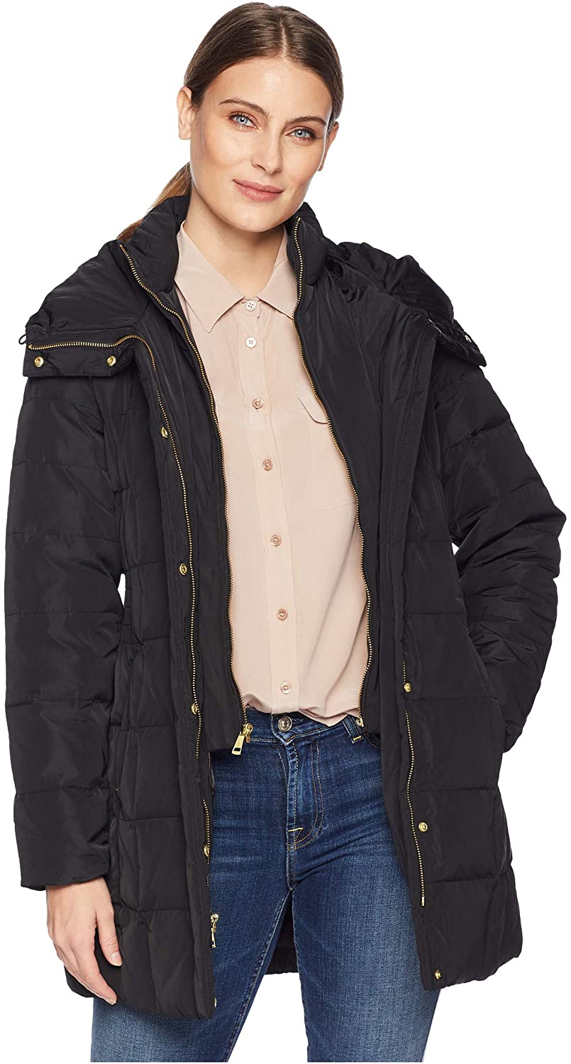 lightweight duvet coat