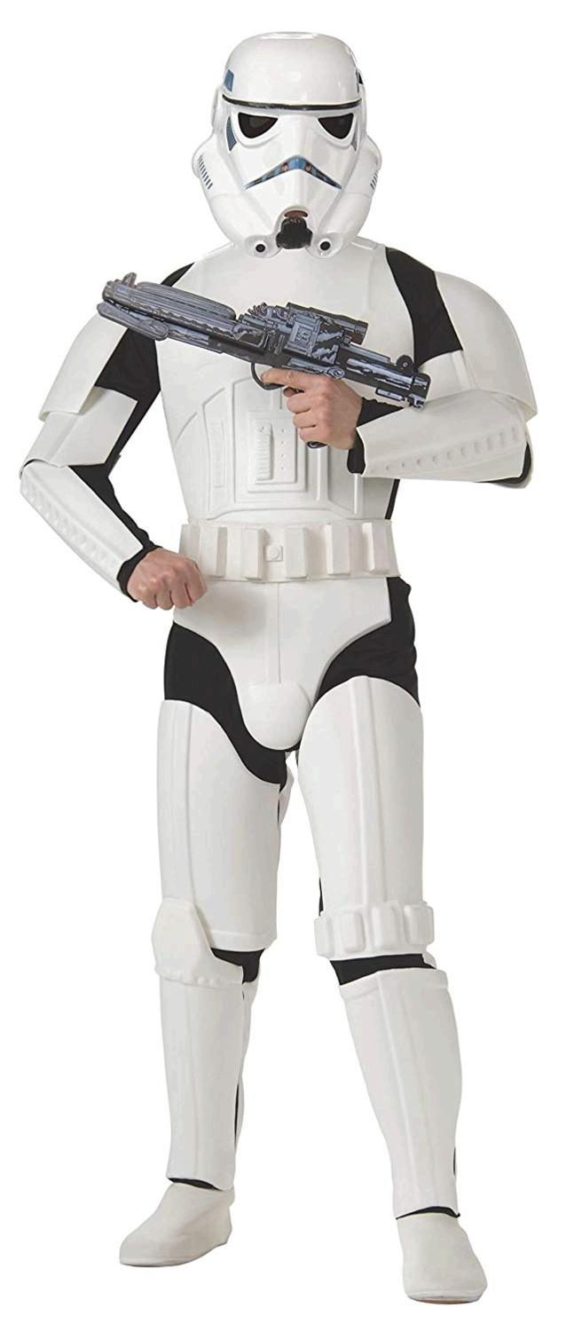 Costume Star Wars Deluxe Stormtrooper, White, One, White, Size Standard ...